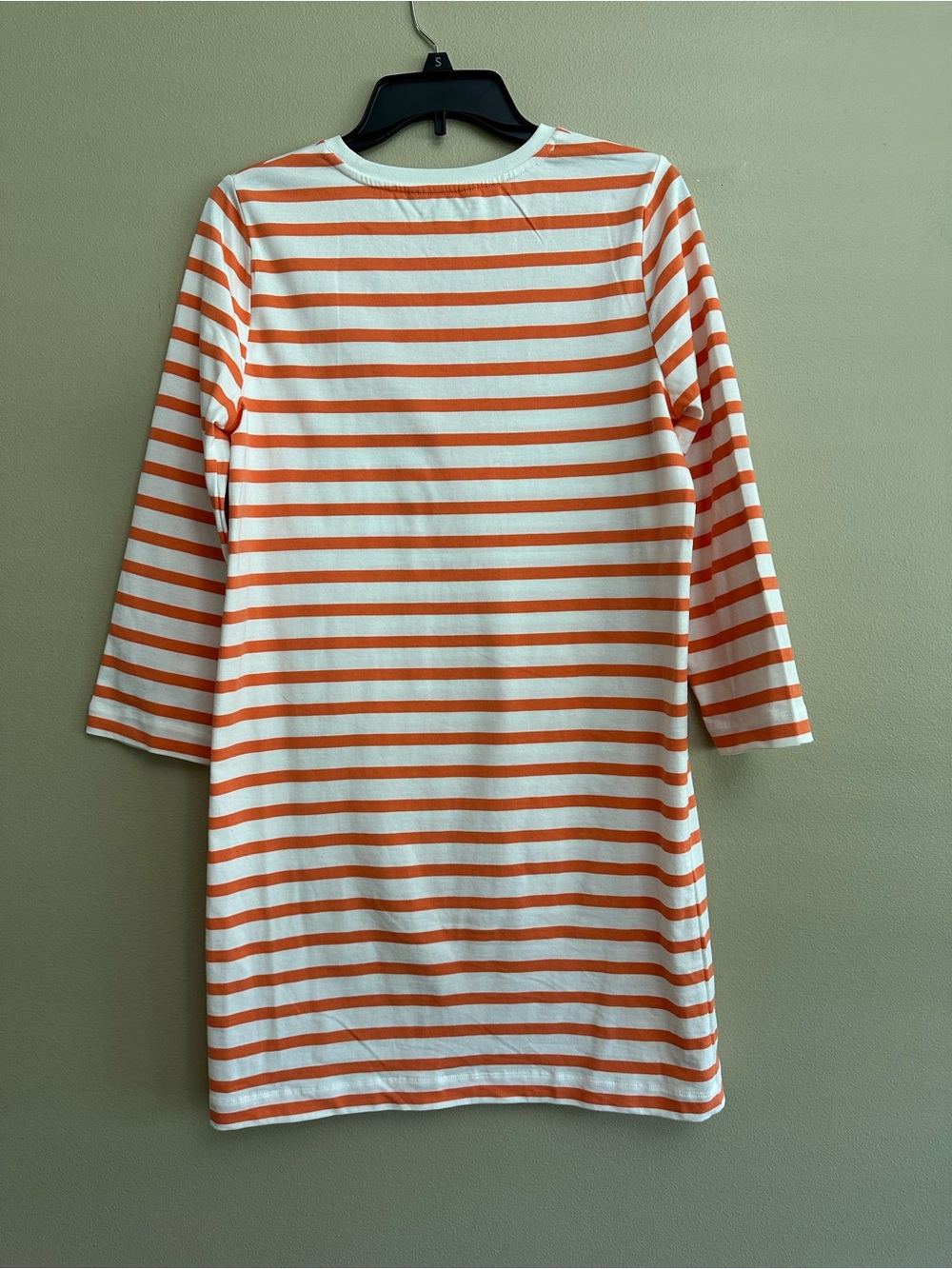 Boden 3/4 Sleeve Nautical Stripe Jersey T-Shirt Dress - Picture 5 of 8